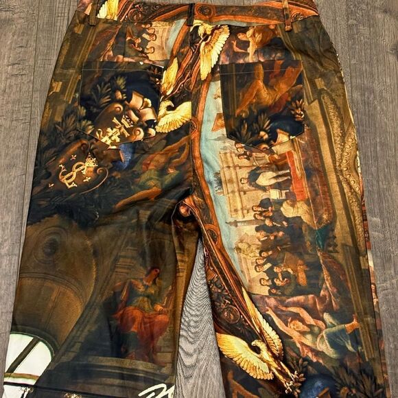 Artistic Print Women's Pants - Picture 12 of 13